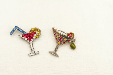 Cocktail- themed pins