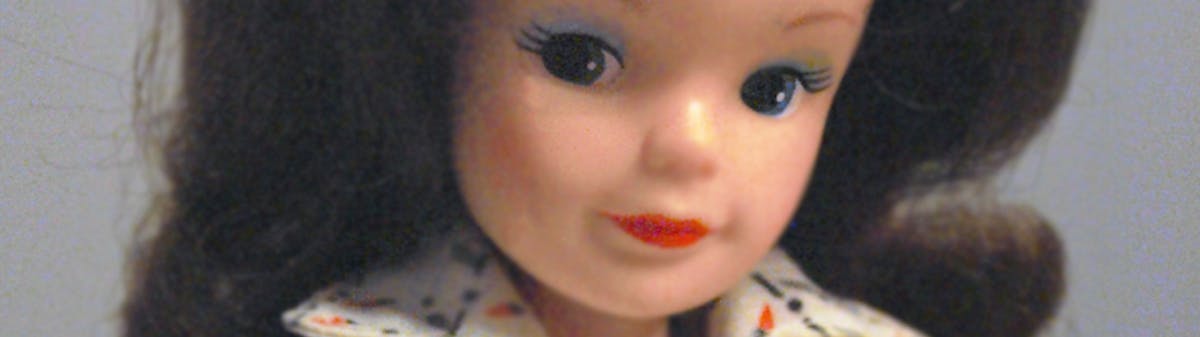 face of Sindy doll