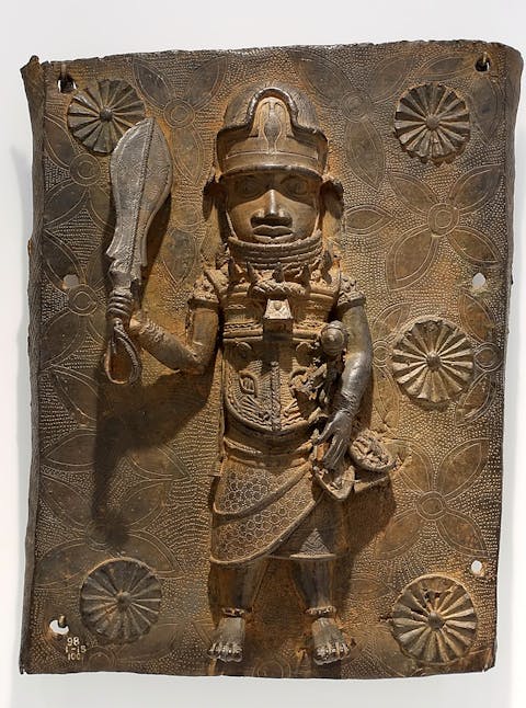 Single-figure plaque, mid-sixteenth to seventeenth century, cast copper alloy, Dallas Museum of Art