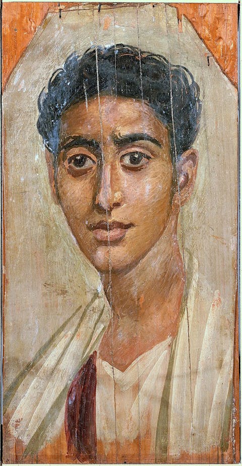 Fayum portrait, Egypt, young man