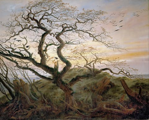 Caspar David Friedrich, The Tree of Crows, circa 1822