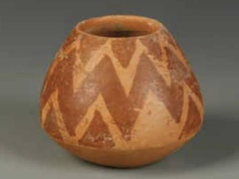 neolithic ancient chinese pottery jar
