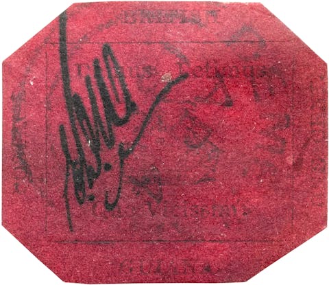 rarest postal stamp, british guiana 1856, 1 c
