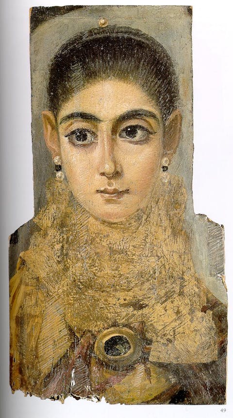 Fayum Portrait, Egypt, young woman