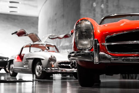 Mercedes cars in gallery