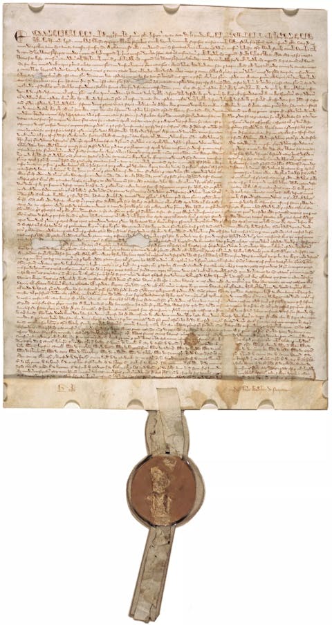 1297 Copy of Magna Carta, Great Charter manuscript