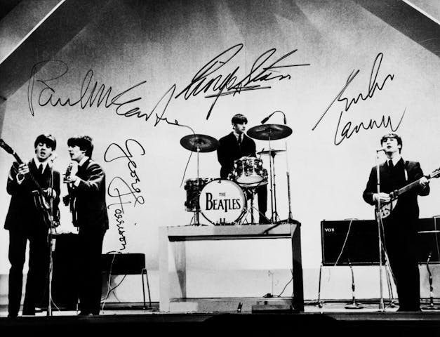 Signed photograph by The Beatles, 1964. (Alexander Bitar History)