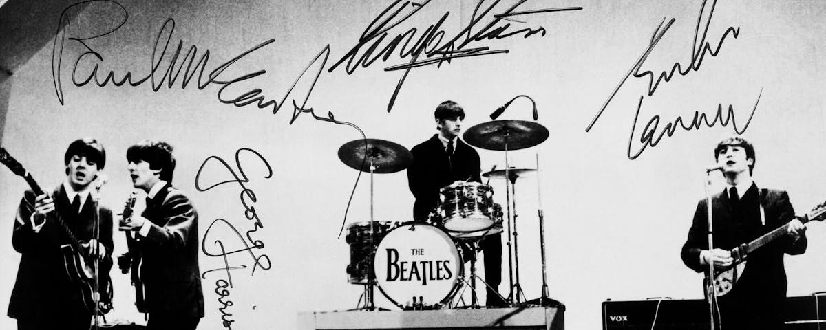 Signed photograph by The Beatles, 1964. (Alexander Bitar History)