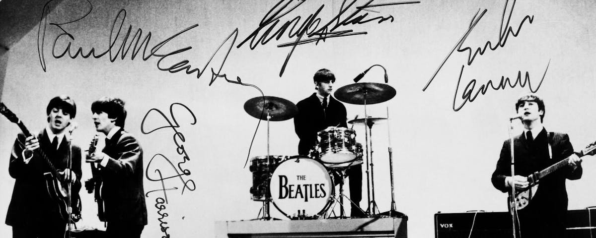 Signed photograph by The Beatles, 1964. (Alexander Bitar History)