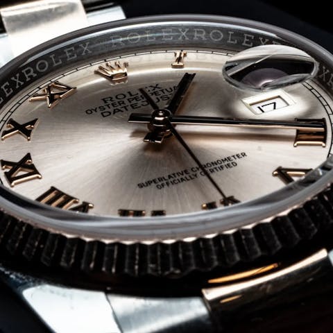 Cyclop on the Rolex watch, Rolex Datejust