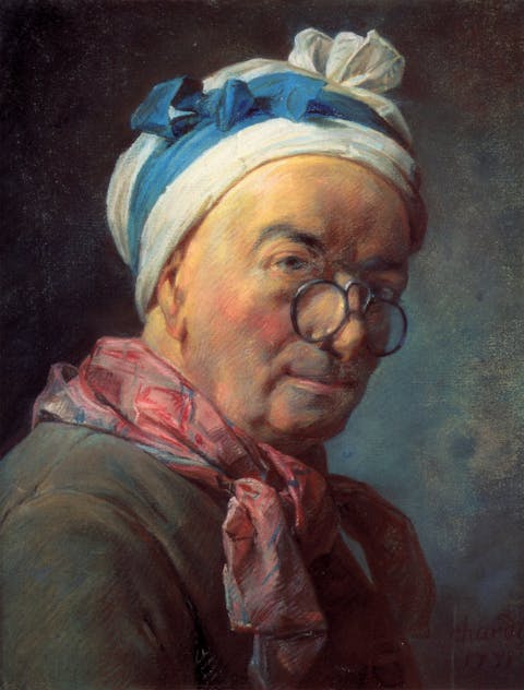 Jean-Baptiste-Siméon Chardin. Self Portrait,