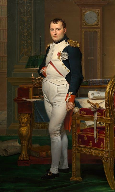 full length portrait, french emperor, Napoleon Bonaparte