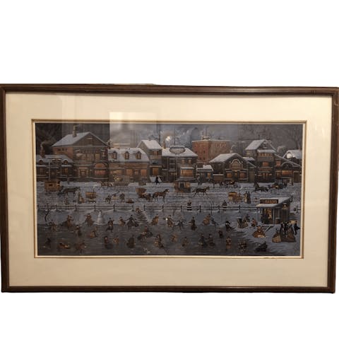  Charles Wysocki "Bostonians and Beans", 1986, valued at: $200 - $300 by Value My Stuff