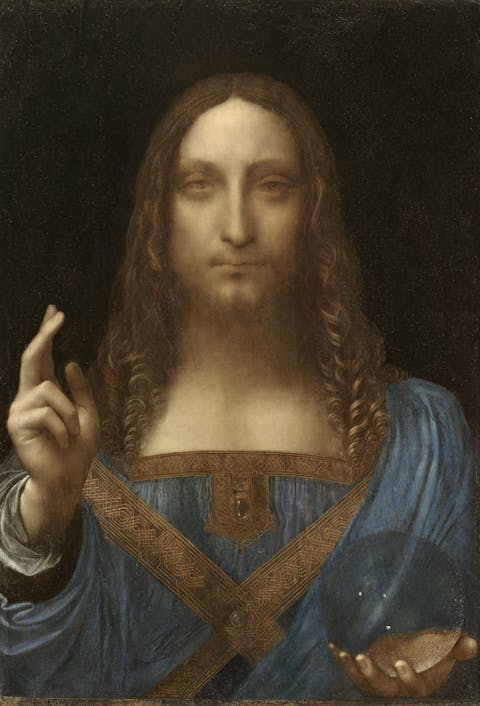 Leonardo da Vinci, Salvator Mundi (Public Domain)