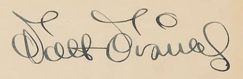 Walt Disney's autograph. (RR Auction)