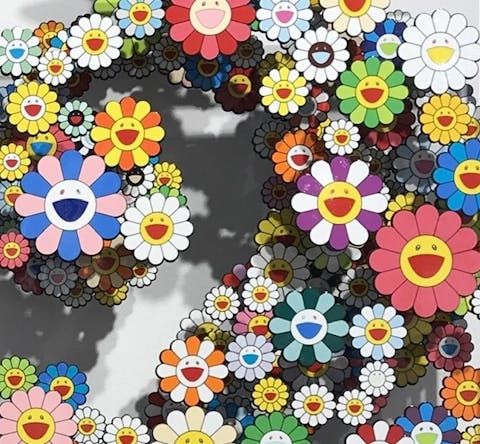 Takashi Murakami flower art
