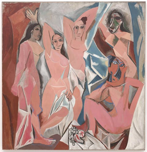 Pablo Picasso, cubism, Les Demoiselles d'Avignon