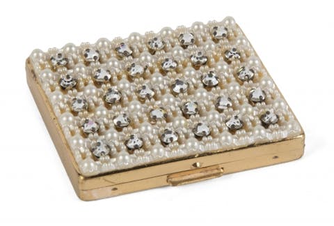 The most expensive Elizabeth Arden 1950s makeup compact which was owned by Marilyn Monroe