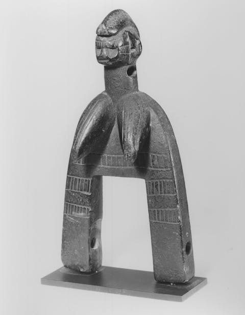 African Pulley by Senufo People, wooden pulley