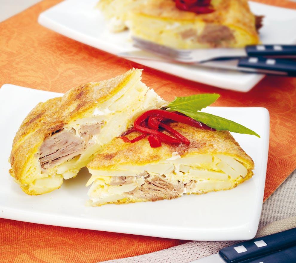 Tortilla Española a la Van Camp's