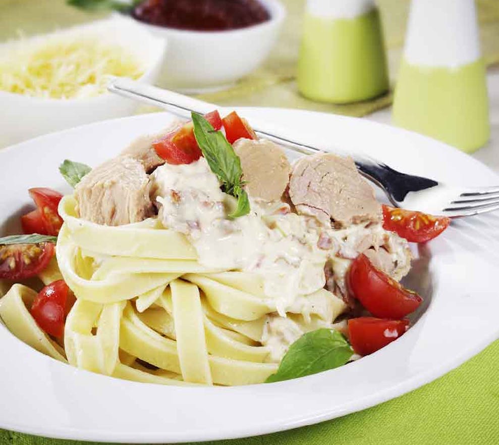 Fetuccini Alfredo Van Camp's