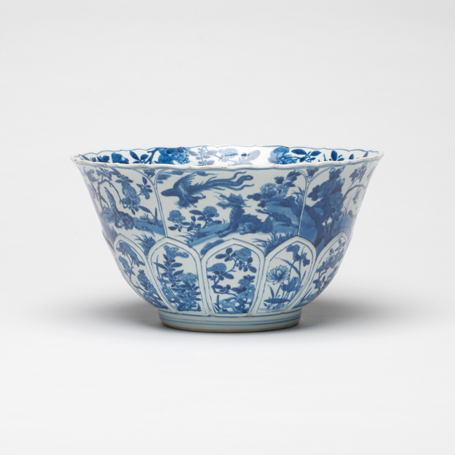Chinese Blue and White Porcelain Bowl from the kangxi period
