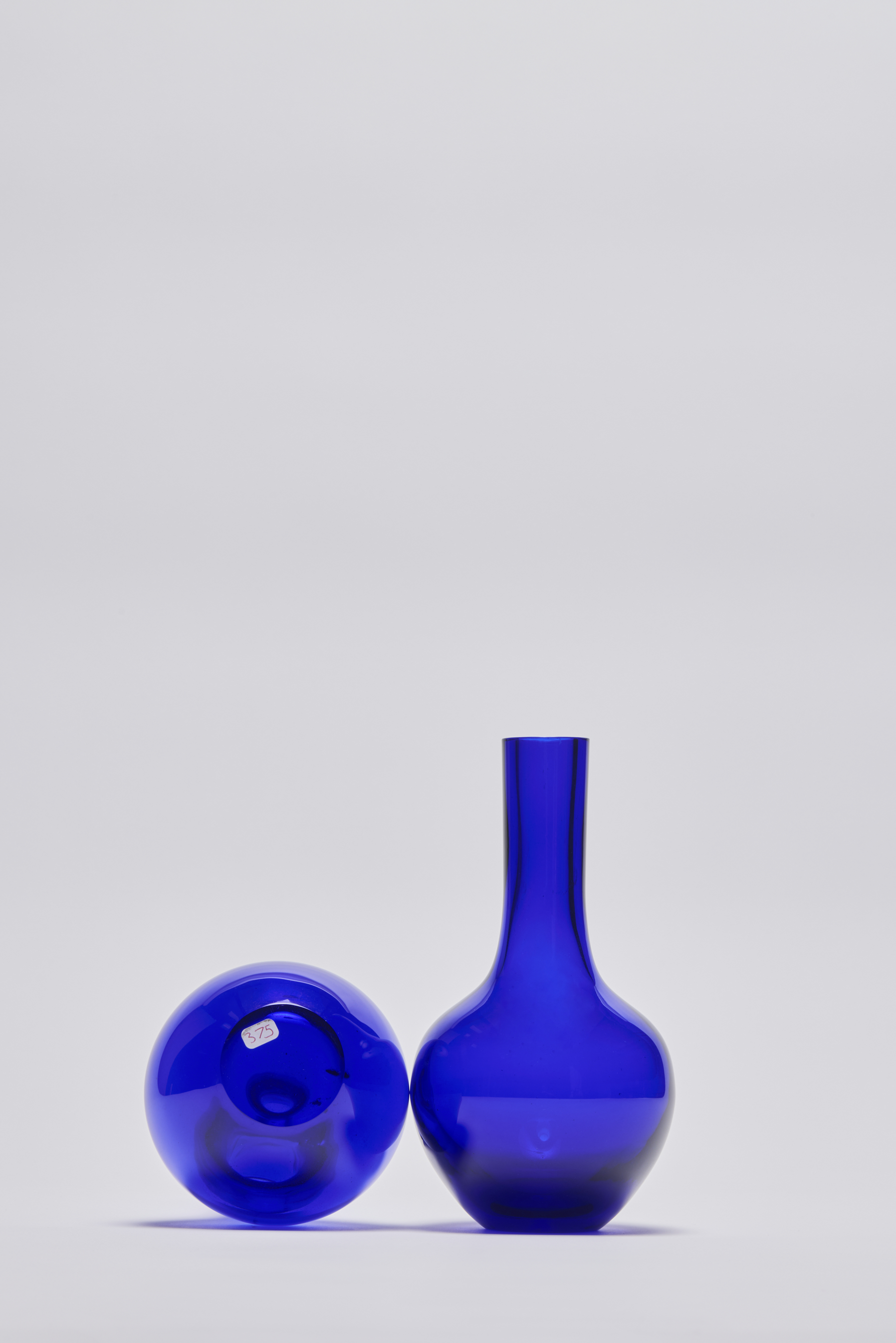 chinese works of art glass bottles underside