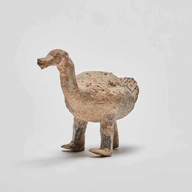 Chinese Pottery Model of Goose from the Han Dynasty front