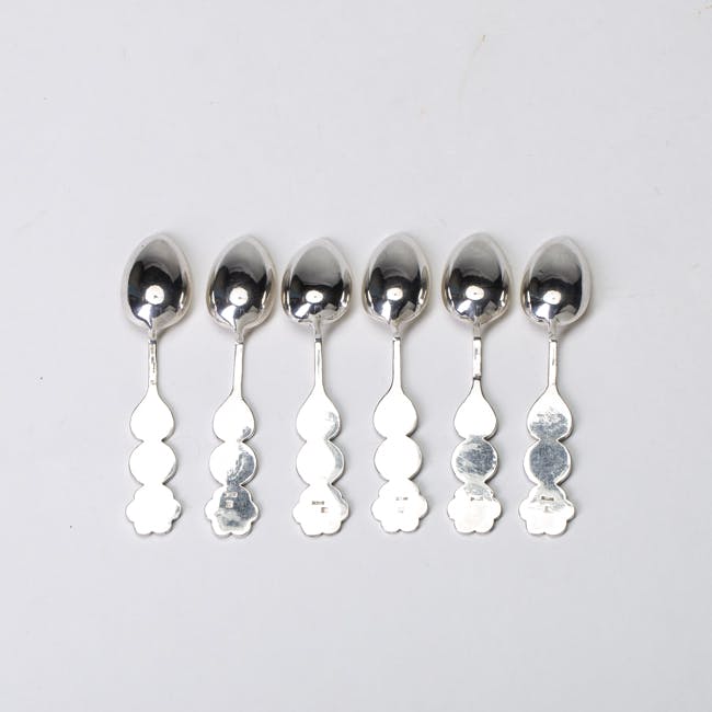 Six Chinese Silver Spoons from the 20th century