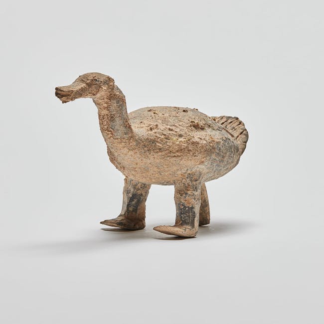 Chinese Pottery Model of Goose from the Han Dynasty front