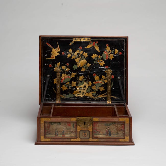 Chinese Works of Art Soapstone Writing Box
