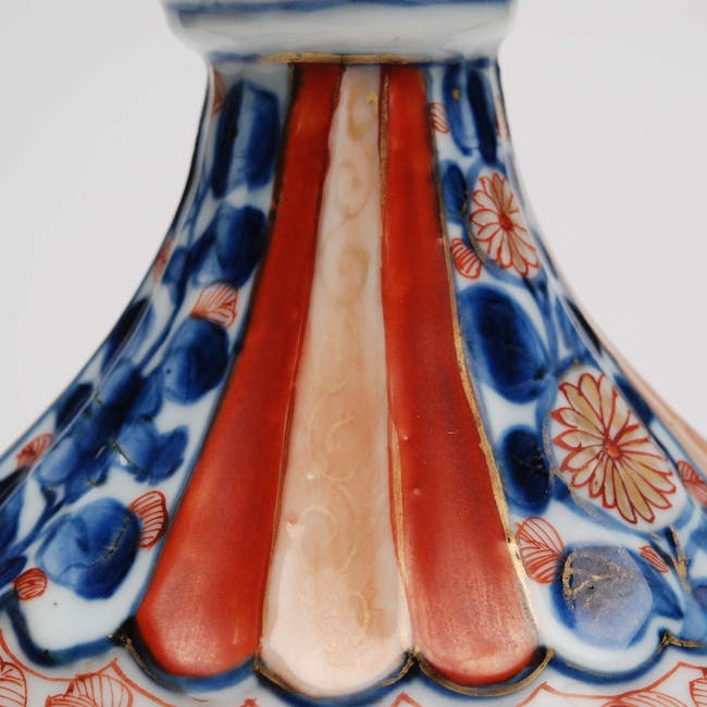 imari orientalist ewer left kangxi period detail neck