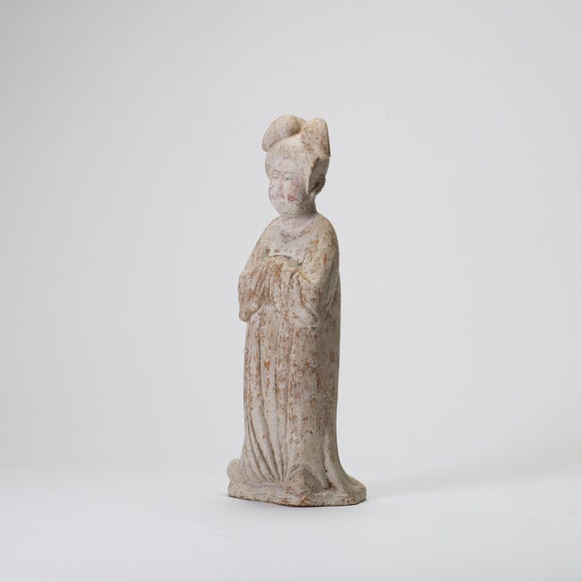 Chinese, China, Pottery, Figure, FatLady, Court Lady, Tang Dynasty