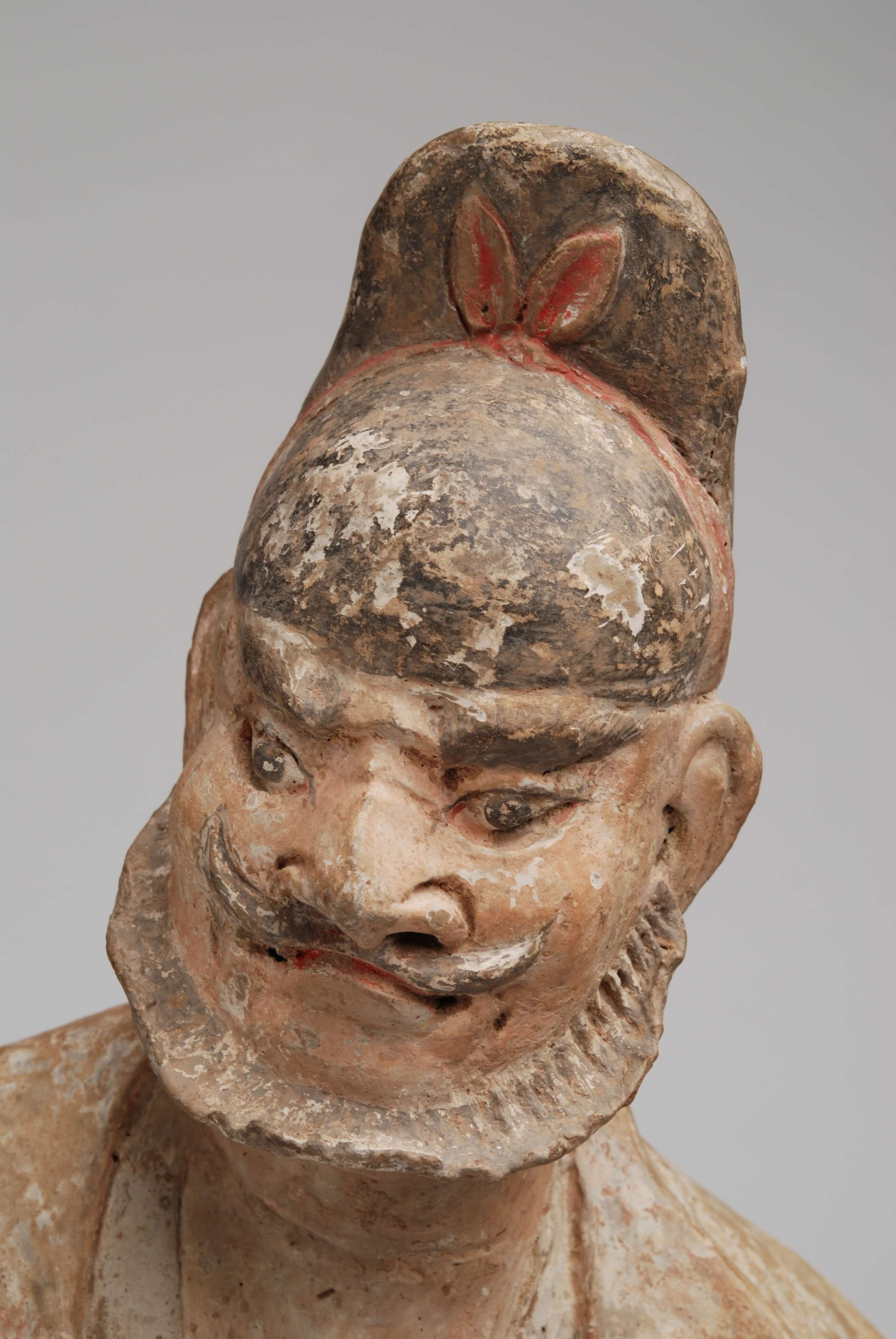 Chinese Pottery Horse and Groom from the Tang Dynasty