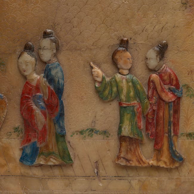 Chinese Works of Art Soapstone Writing Box