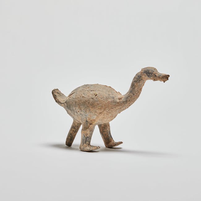 Chinese Pottery Model of Goose from the Han Dynasty front right side