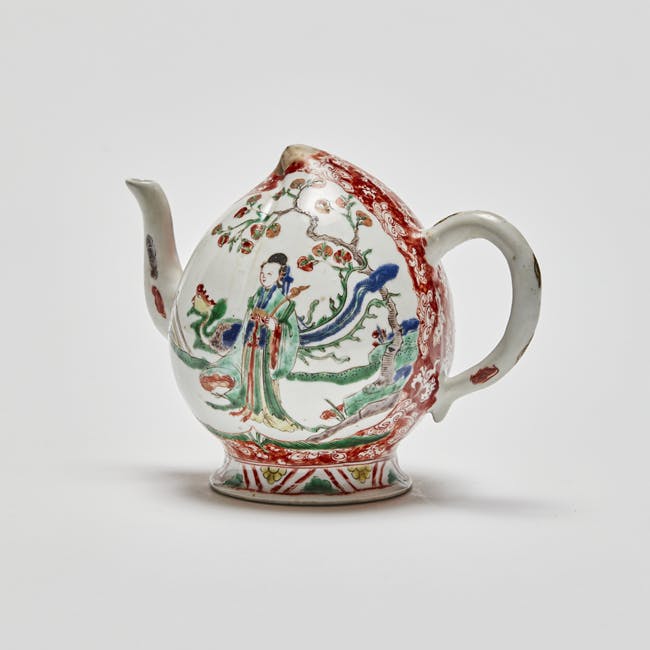 Chinese Famille Verte Porcelain Cadogan Ewer
