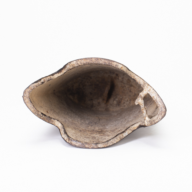 china, chinese works of art, cast iron, cast iron bell, bell, song dynasty inside view, detail