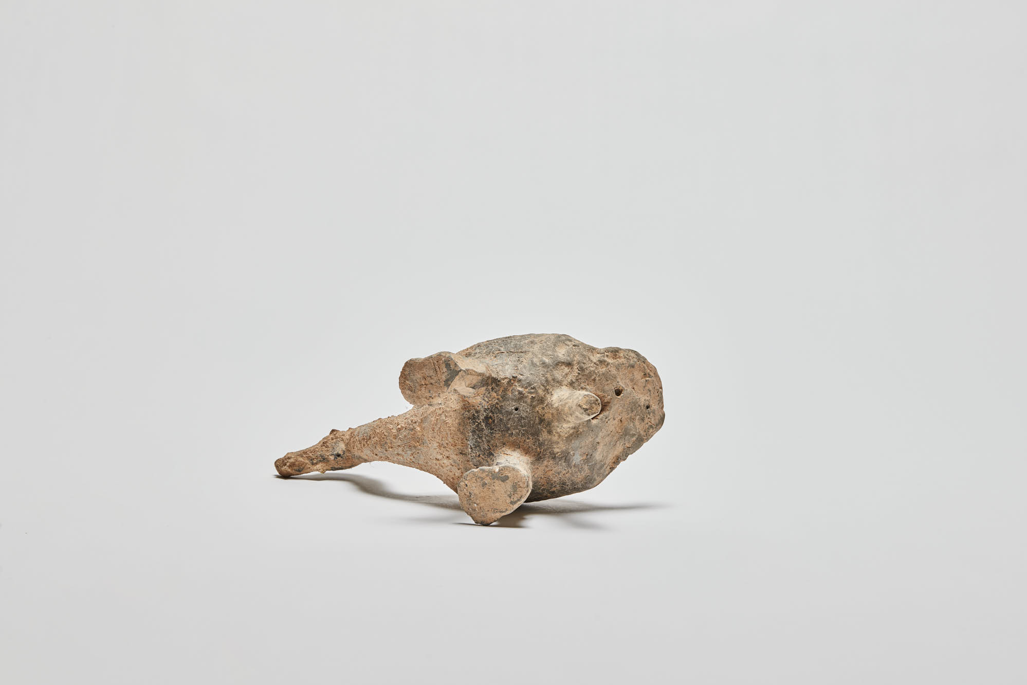 Chinese Pottery Model of Goose from the Han Dynasty underside