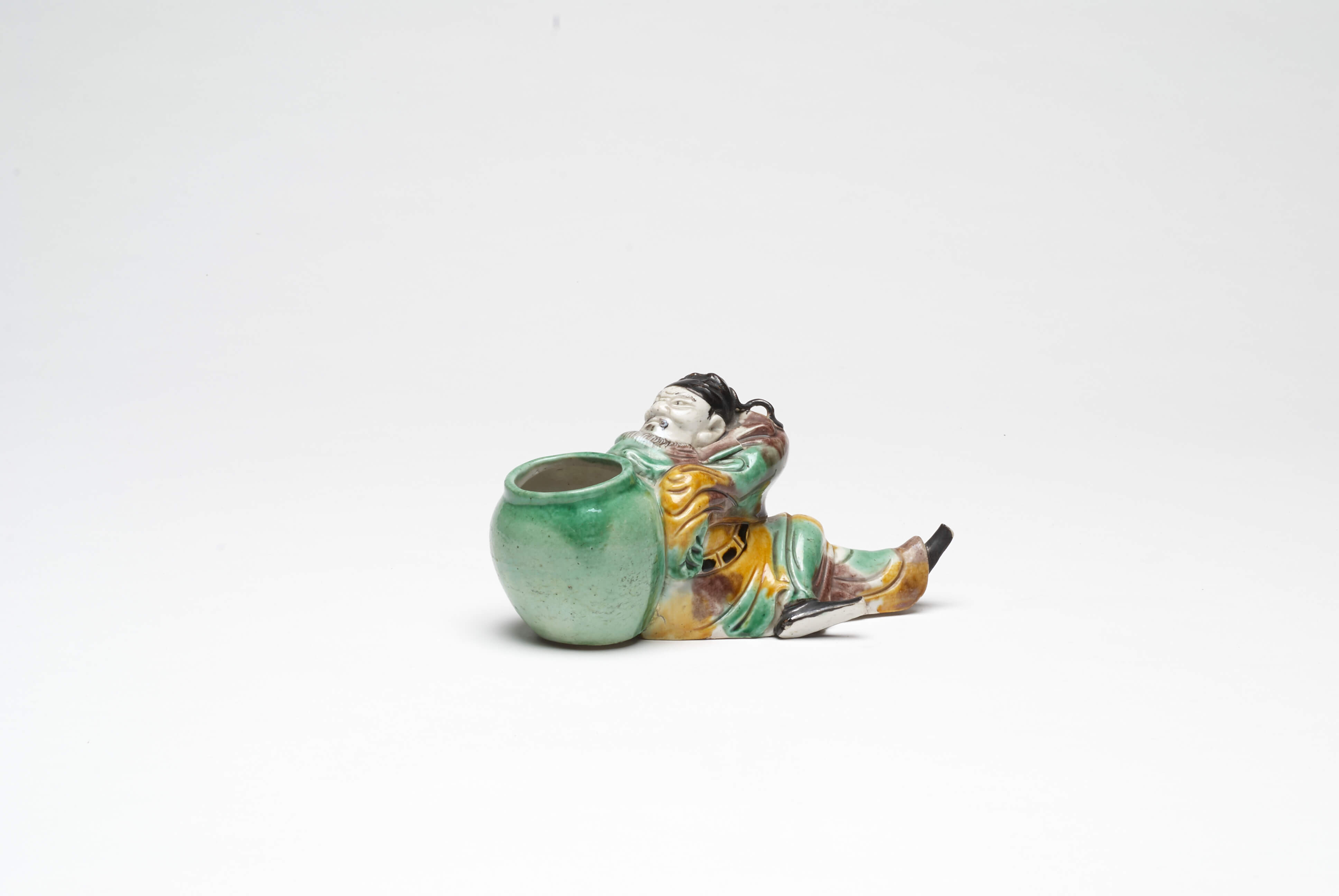 li bai poet water pot kangxi period sancai catalogue