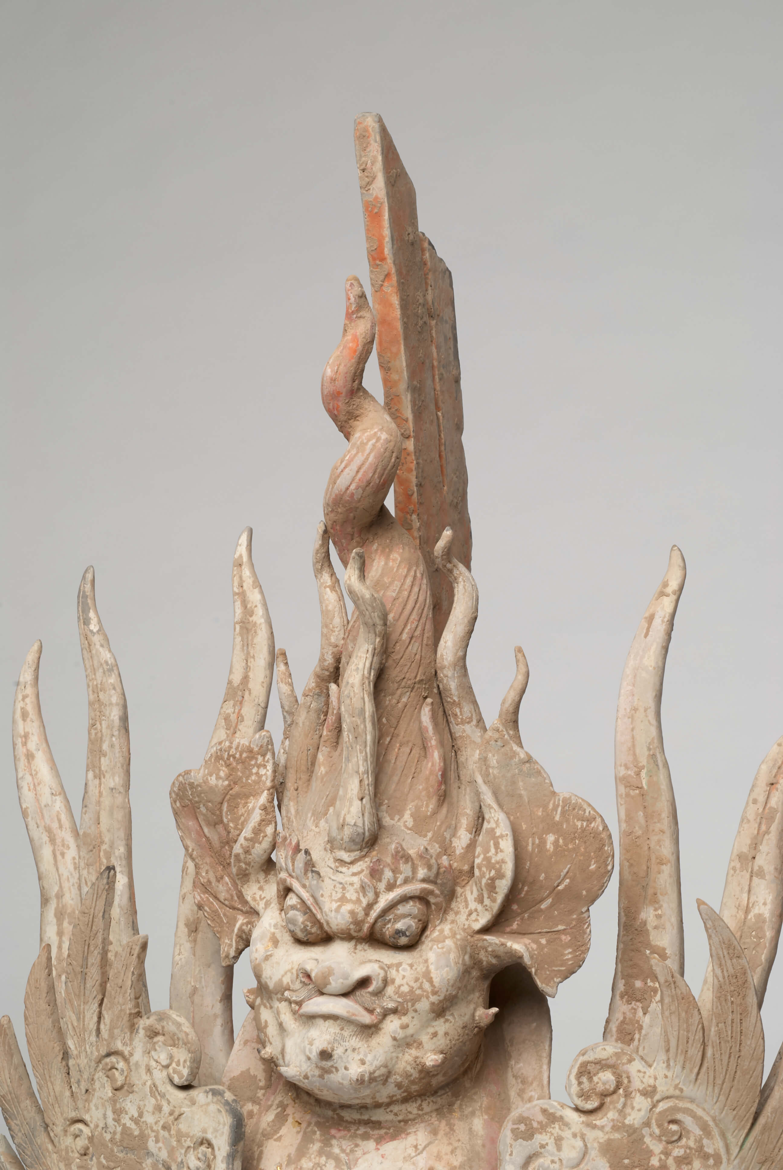 pair of pottery lokapala, Zhenmoushou from the Tang Dynasty in China