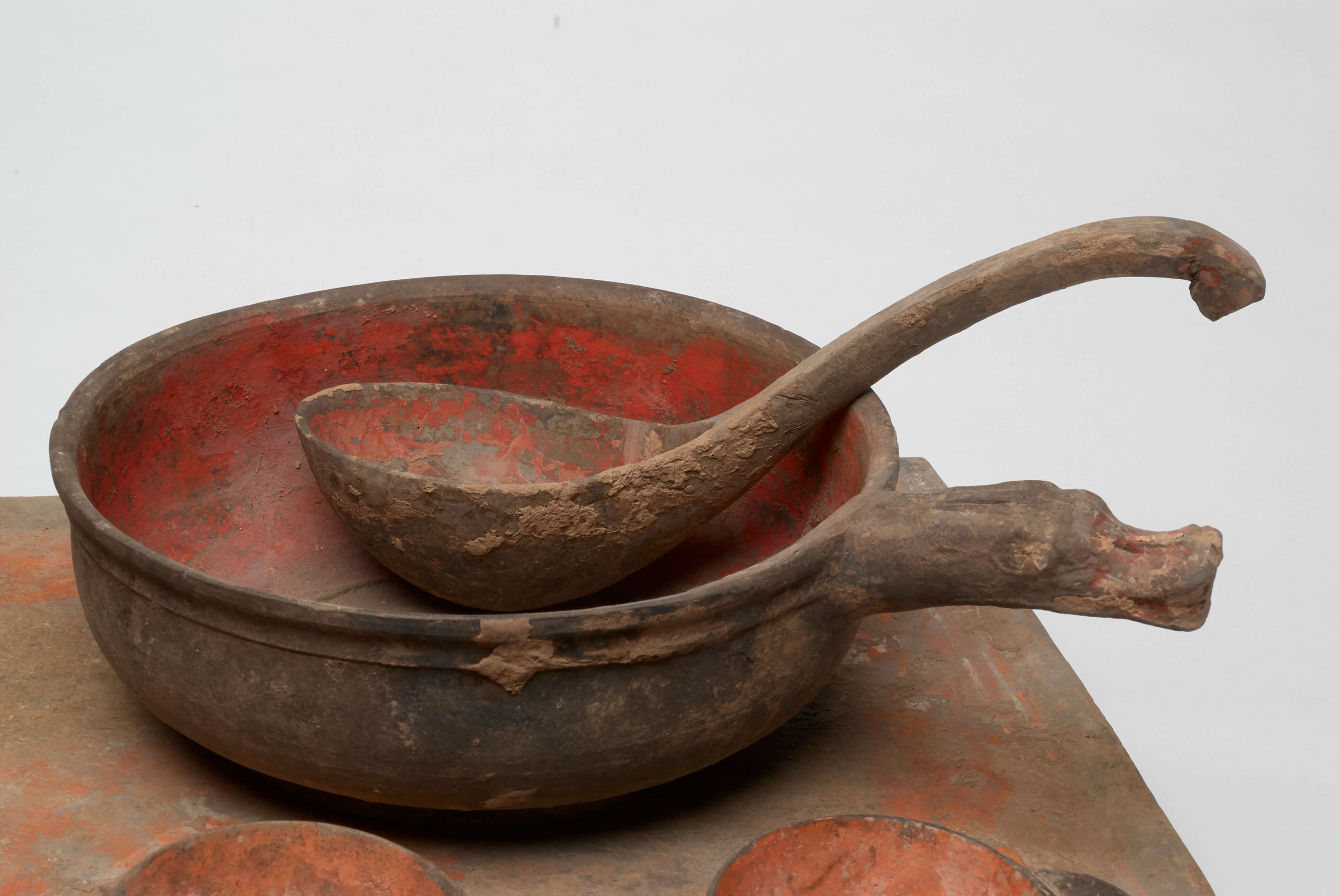 Chinese Pottery Serving Table from the Han Dynasty