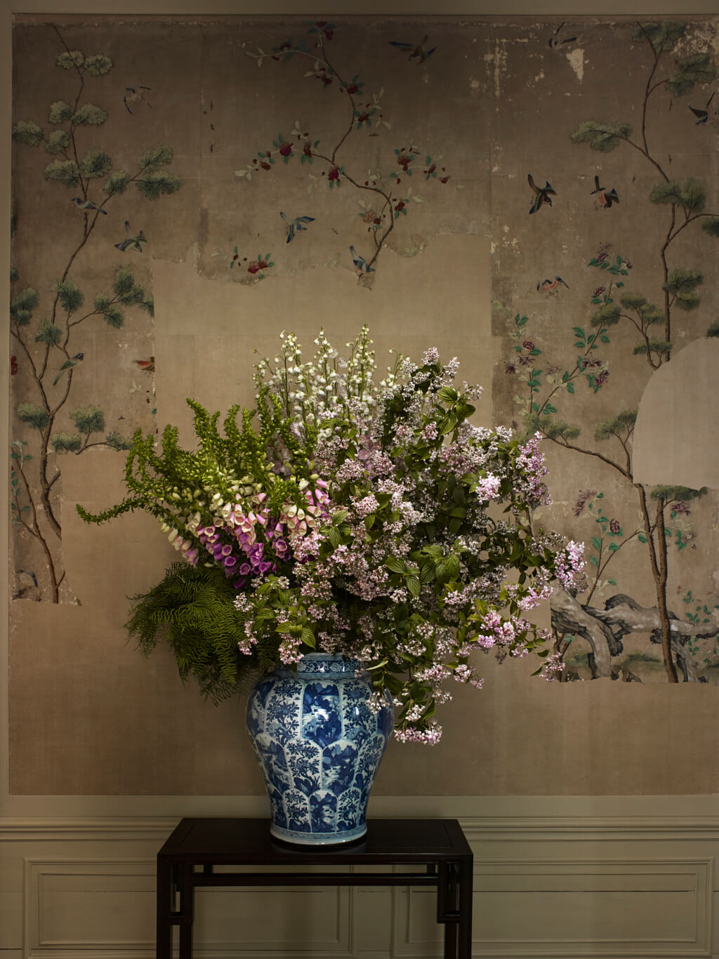 china, flowers, oud amelisweerd, inspire,  interior, porcelain, blue and white, vase