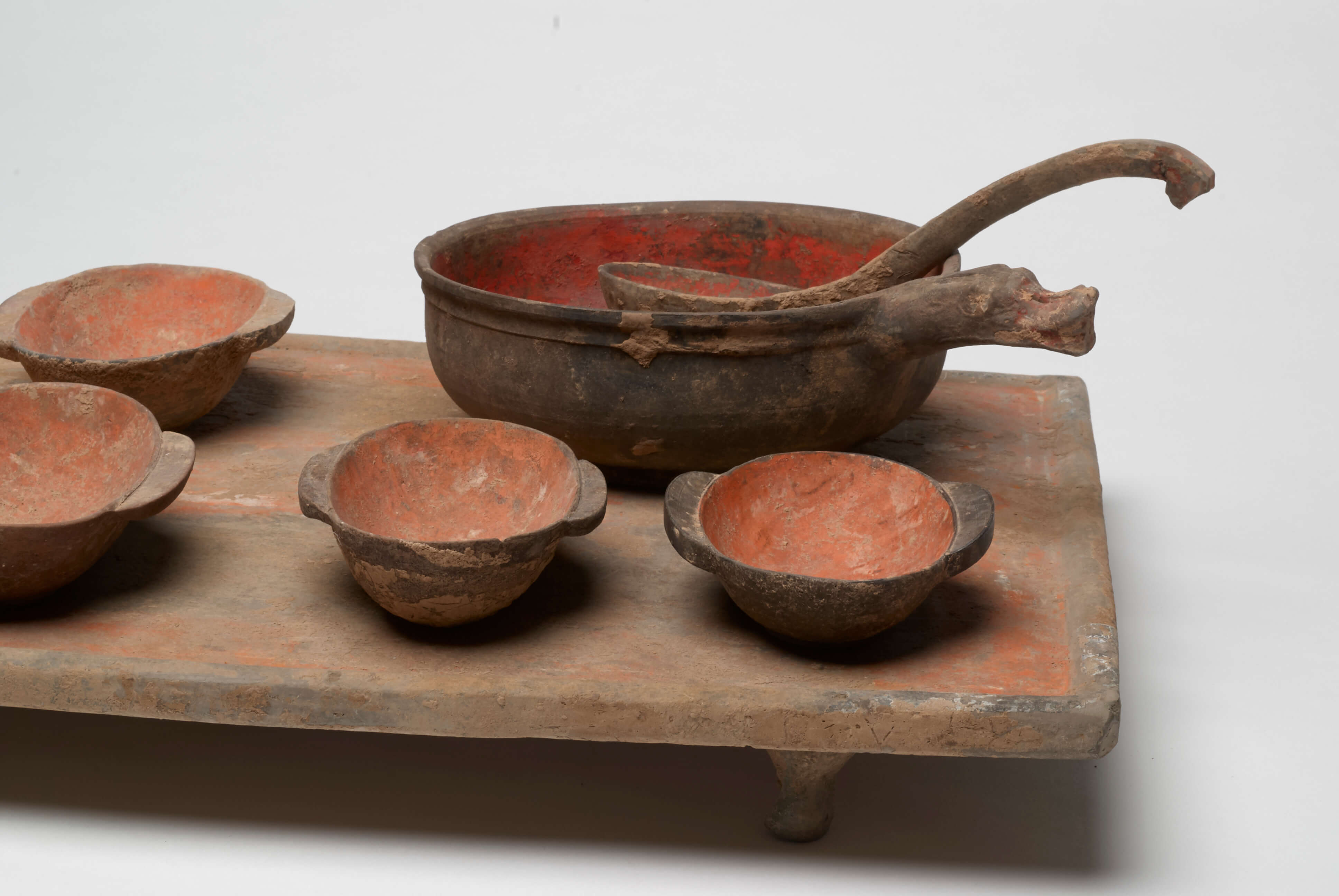 Chinese Pottery Serving Table from the Han Dynasty