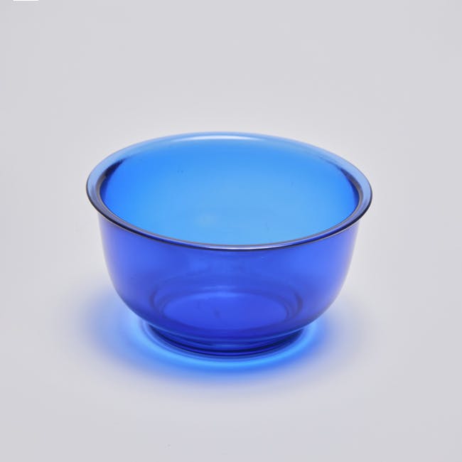 chinese works of art glass blue bowl daoguang period