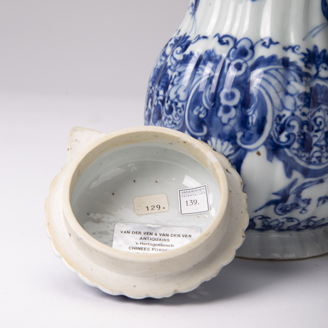 dutch ewers, kangxi period, porcelain, label