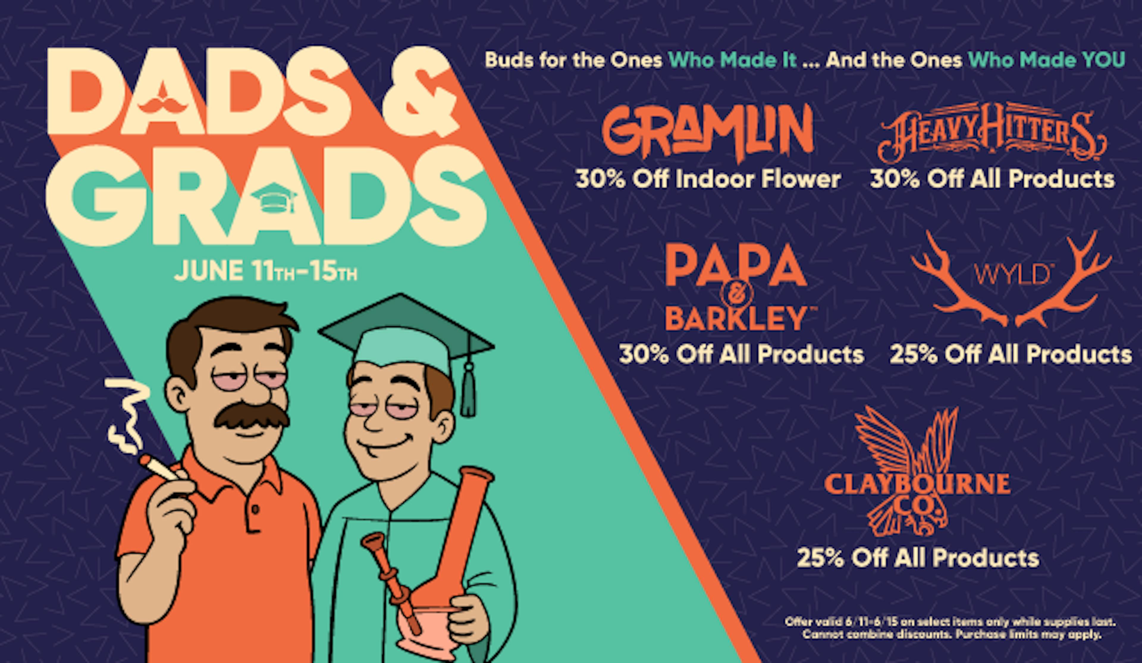 Dads & Grads - Up to 30% off
