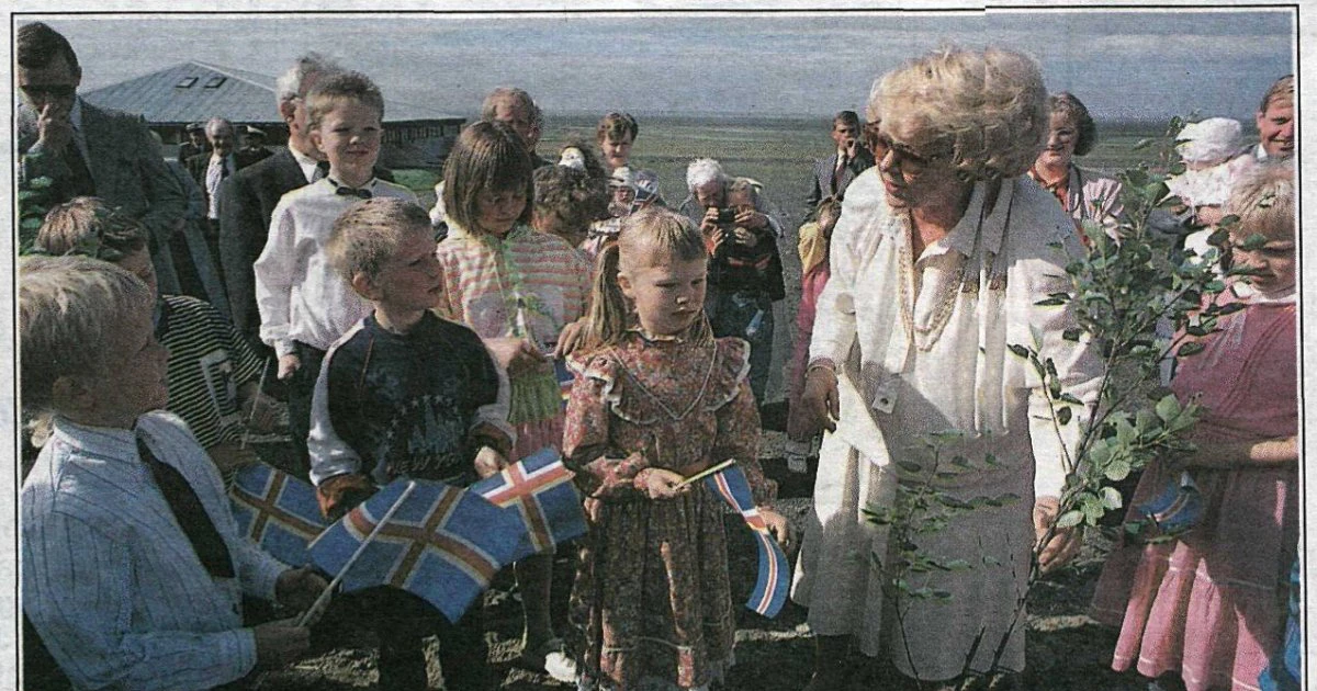 Til hamingju Vigdís Finnbogadóttir! - Vatnajökulsþjóðgarður
