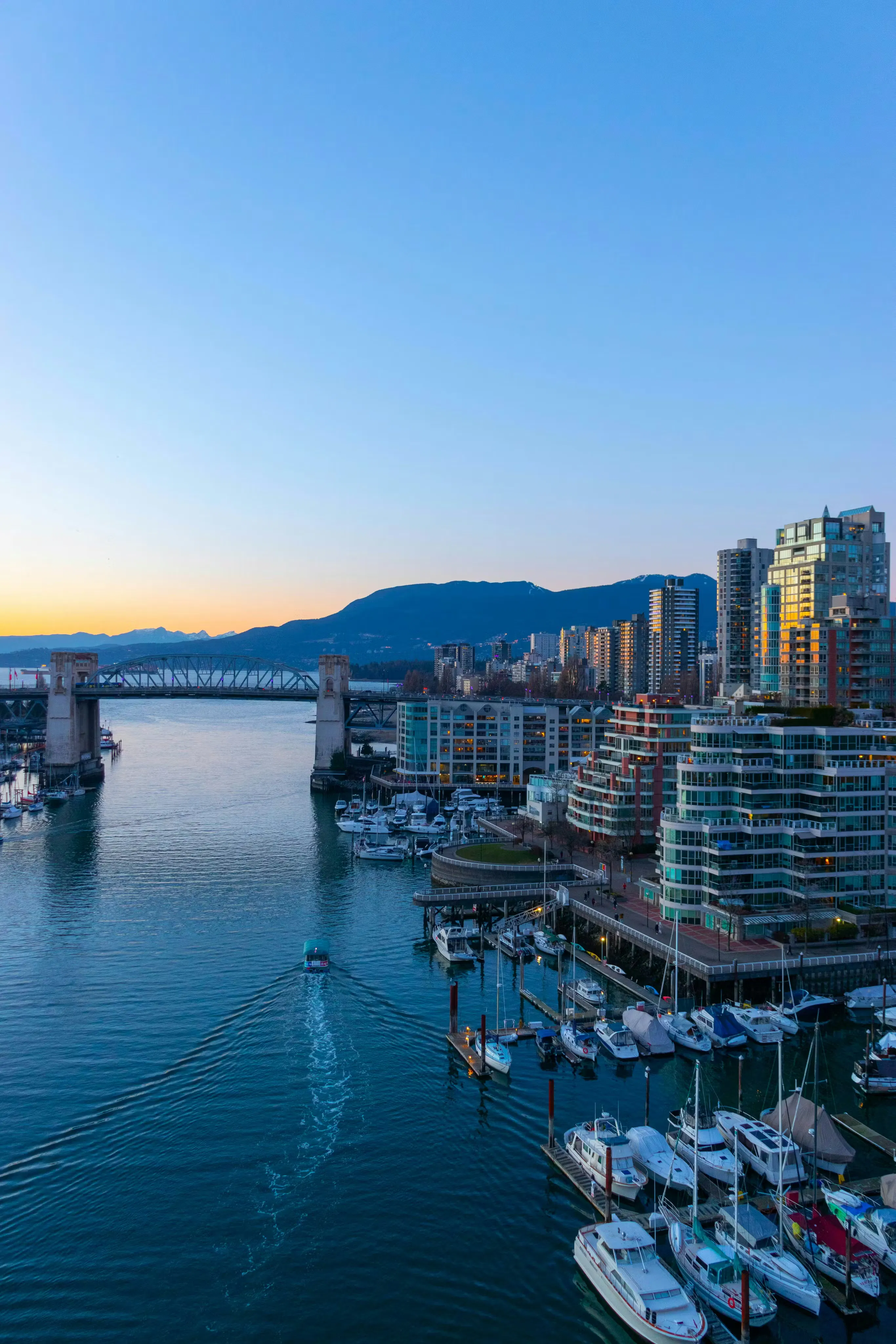 Vancouver skyline representing VBX OTC crypto trading services in Canada