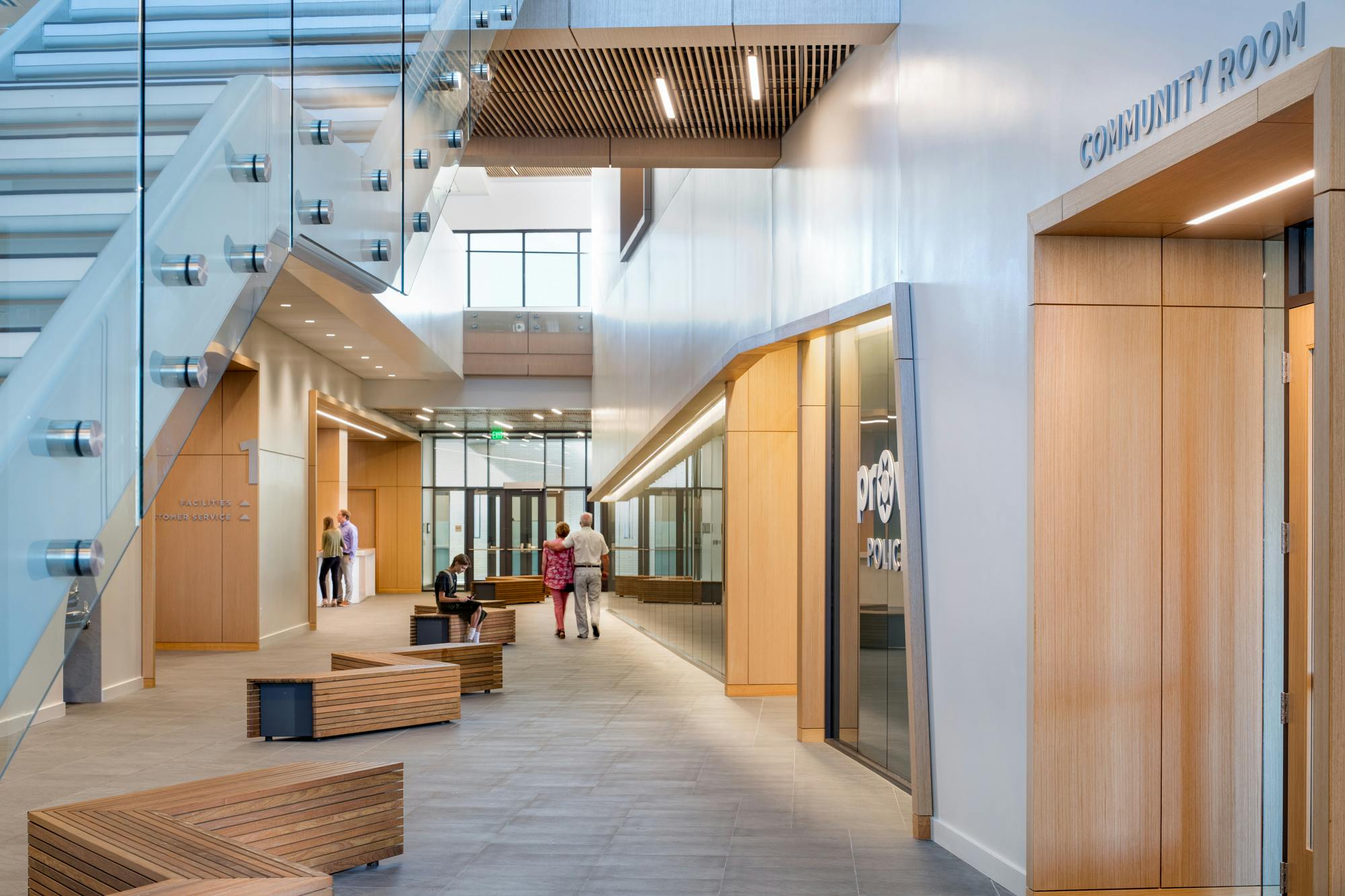 Provo City Center main corridor